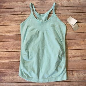 Z by Zella Aqua Blue Razorback Exercise Top Size Small
